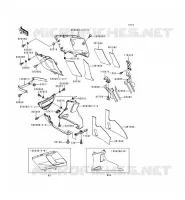 CARENAGE INFERIEUR pour Kawasaki ZZR600