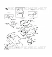 CARENAGE pour Kawasaki ZZR600