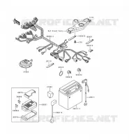 CHASSIS EQUIPMENT ELECTRIQUE pour Kawasaki ZZR600