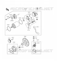 D&Eacute;MARREUR pour Kawasaki ZZR600