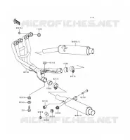 &Eacute;CHAPPEMENT pour Kawasaki ZZR600
