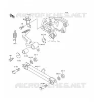 PEDALE DE FREIN/TORQUE LINK pour Kawasaki ZZR600