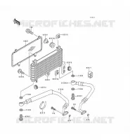 RADIATEUR D'HUILE pour Kawasaki ZZR600