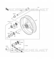 ROUE AVANT pour Kawasaki ZZR600