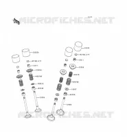 SOUPAPE pour Kawasaki ZZR600