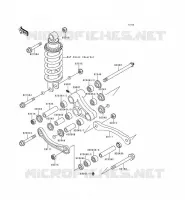 SUSPENSION ARRI&Egrave;RE pour Kawasaki ZZR600