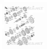 TRANSMISSION pour Kawasaki ZZR600