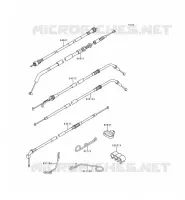 CABLES pour Kawasaki ZZR600