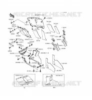 CARENAGE INFERIEUR pour Kawasaki ZZR600