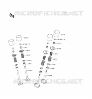 SOUPAPE pour Kawasaki ZZR600