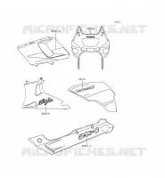 STICKER(GREEN) pour Kawasaki ZZR600