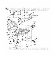 SUPPORT BATTERIE pour Kawasaki ZZR600