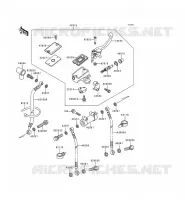 MAITRE CYLINDRE AV pour Kawasaki ZZR600