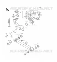PEDALE DE FREIN/TORQUE LINK pour Kawasaki ZZR600