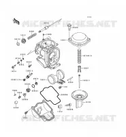 PI&Egrave;CES DE CARBURATEUR pour Kawasaki ZZR600