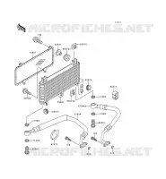 RADIATEUR D'HUILE pour Kawasaki ZZR600