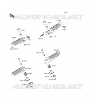 REPOSE PIED pour Kawasaki ZZR600
