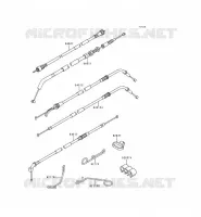 CABLES pour Kawasaki ZZR600