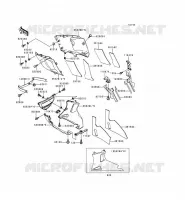 CARENAGE INFERIEUR pour Kawasaki ZZR600