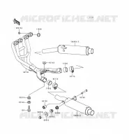 &Eacute;CHAPPEMENT pour Kawasaki ZZR600