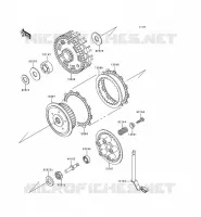 EMBRAYAGE pour Kawasaki ZZR600
