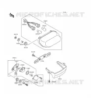 FEUX ARRI&Egrave;RE(S) pour Kawasaki ZZR600