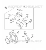 FREIN ARRIERE pour Kawasaki ZZR600