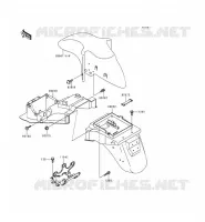 GARDE BOUE pour Kawasaki ZZR600