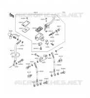 MAITRE CYLINDRE AV pour Kawasaki ZZR600
