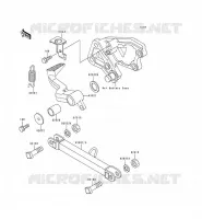 PEDALE DE FREIN/TORQUE LINK pour Kawasaki ZZR600