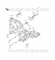 PIECE DE CADRE (COUVERTURE) pour Kawasaki ZZR600