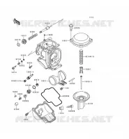 PI&Egrave;CES DE CARBURATEUR pour Kawasaki ZZR600