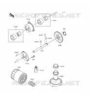 POMPE A HUILE/FILTRE &Agrave; HUILE pour Kawasaki ZZR600