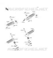 REPOSE PIED pour Kawasaki ZZR600