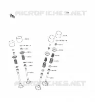 SOUPAPE pour Kawasaki ZZR600