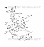 SUSPENSION ARRI&Egrave;RE pour Kawasaki ZZR600