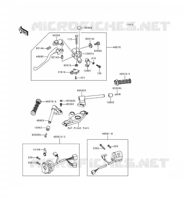 GUIDON Kawasaki MOTOS 600 1998 ZZR600  ZX600-E6