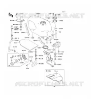 RESERVOIR CARBURANT pour Kawasaki ZZR600