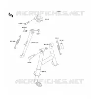 BEQUILLES pour Kawasaki ZZR600