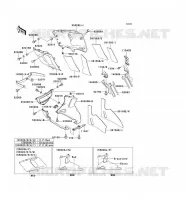 CARENAGE INFERIEUR pour Kawasaki ZZR600