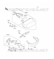 FEUX ARRI&Egrave;RE(S) pour Kawasaki ZZR600