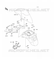 GARDE BOUE pour Kawasaki ZZR600