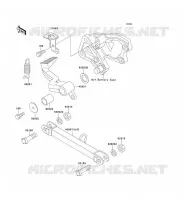 PEDALE DE FREIN/TORQUE LINK pour Kawasaki ZZR600