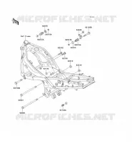 PIECE DE CADRE (COUVERTURE) pour Kawasaki ZZR600