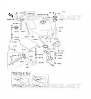 RESERVOIR CARBURANT pour Kawasaki ZZR600