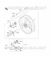 ROUE AVANT pour Kawasaki ZZR600