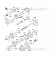 TRANSMISSION pour Kawasaki ZZR600