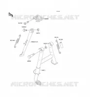 BEQUILLES pour Kawasaki ZZR600