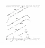 CABLES pour Kawasaki ZZR600