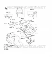 CARENAGE pour Kawasaki ZZR600